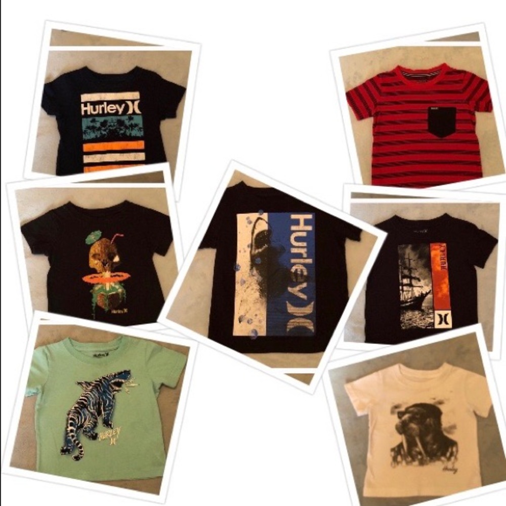 Lot of 7 Hurley t-shirts size 2T